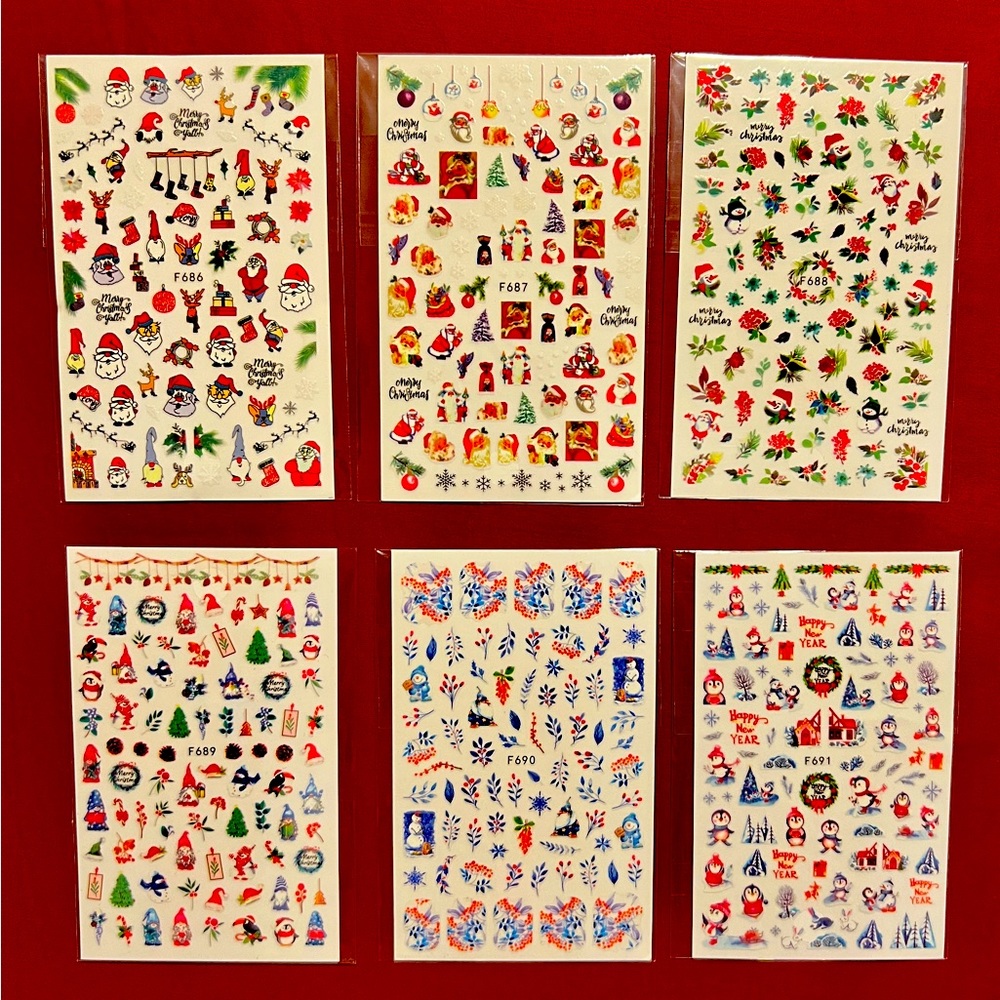 Christmas, holiday, Santa, elf, snowman, tree, penguin